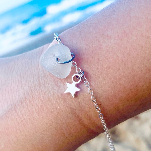 Hand Crafted Jewelry - Island Star Seaglass Bracelet